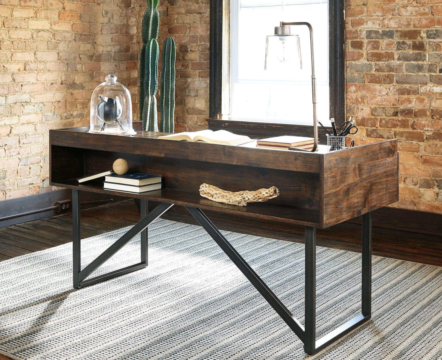 COUNTRY FURNITURE ATLANTA デスク Brookhaven Executive L-Desk by Hooker Furniture - Mobile
