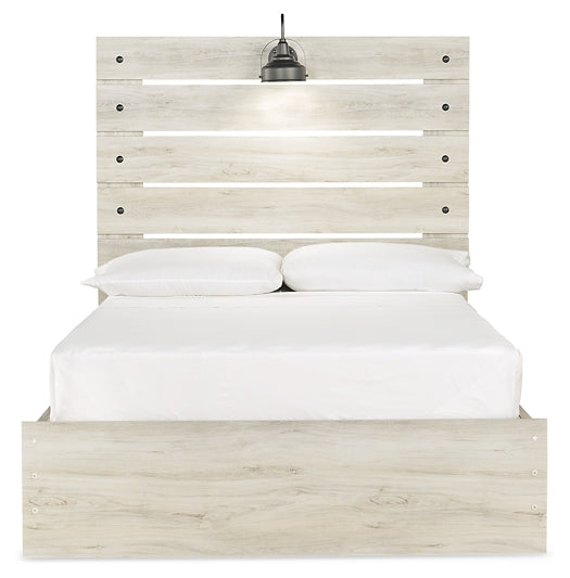 Cambeck Panel Bed With 4 Storage Drawers