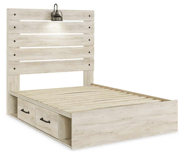 Cambeck Panel Bed With 2 Storage Drawers