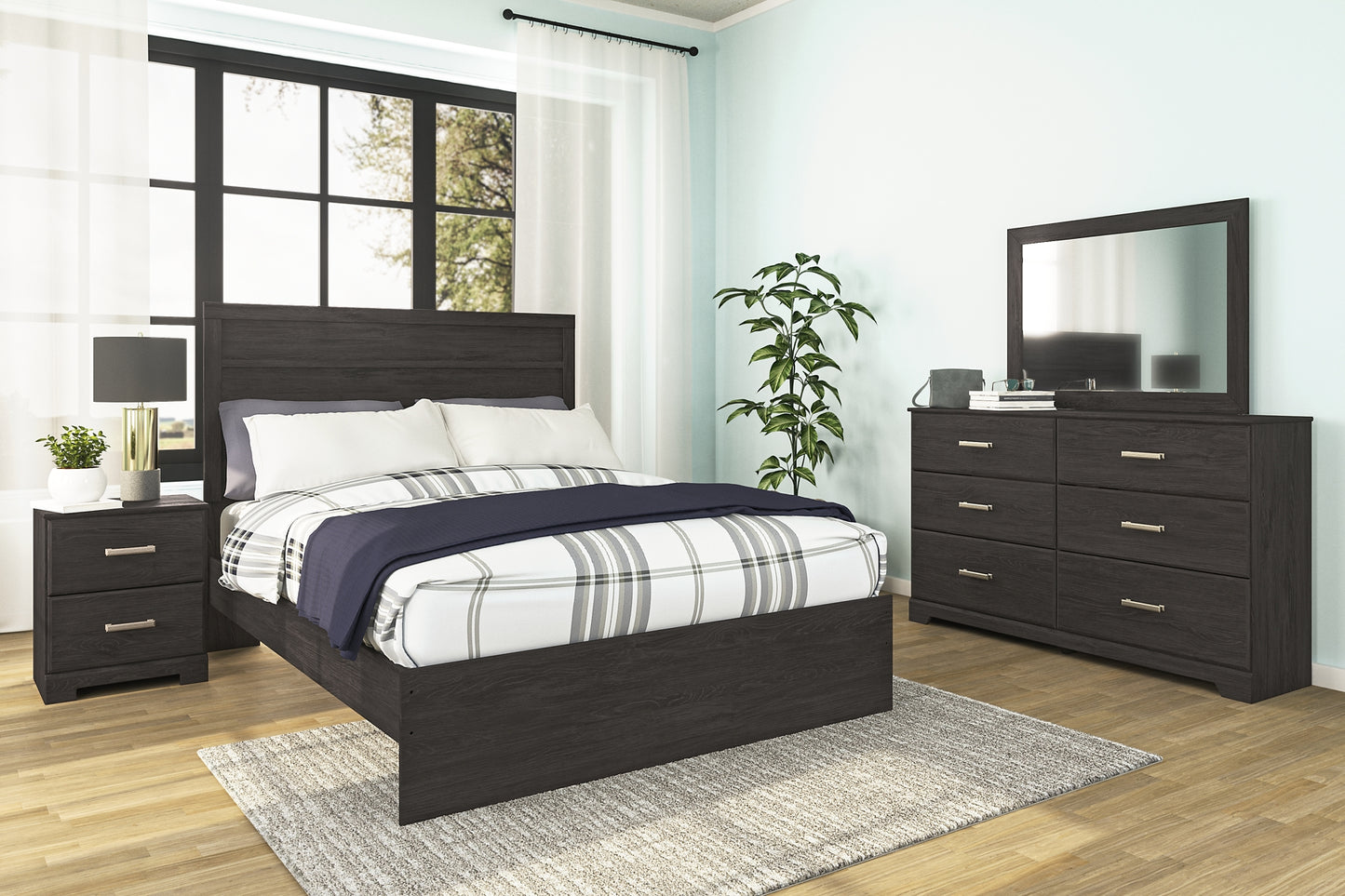 Belachime Panel Bed