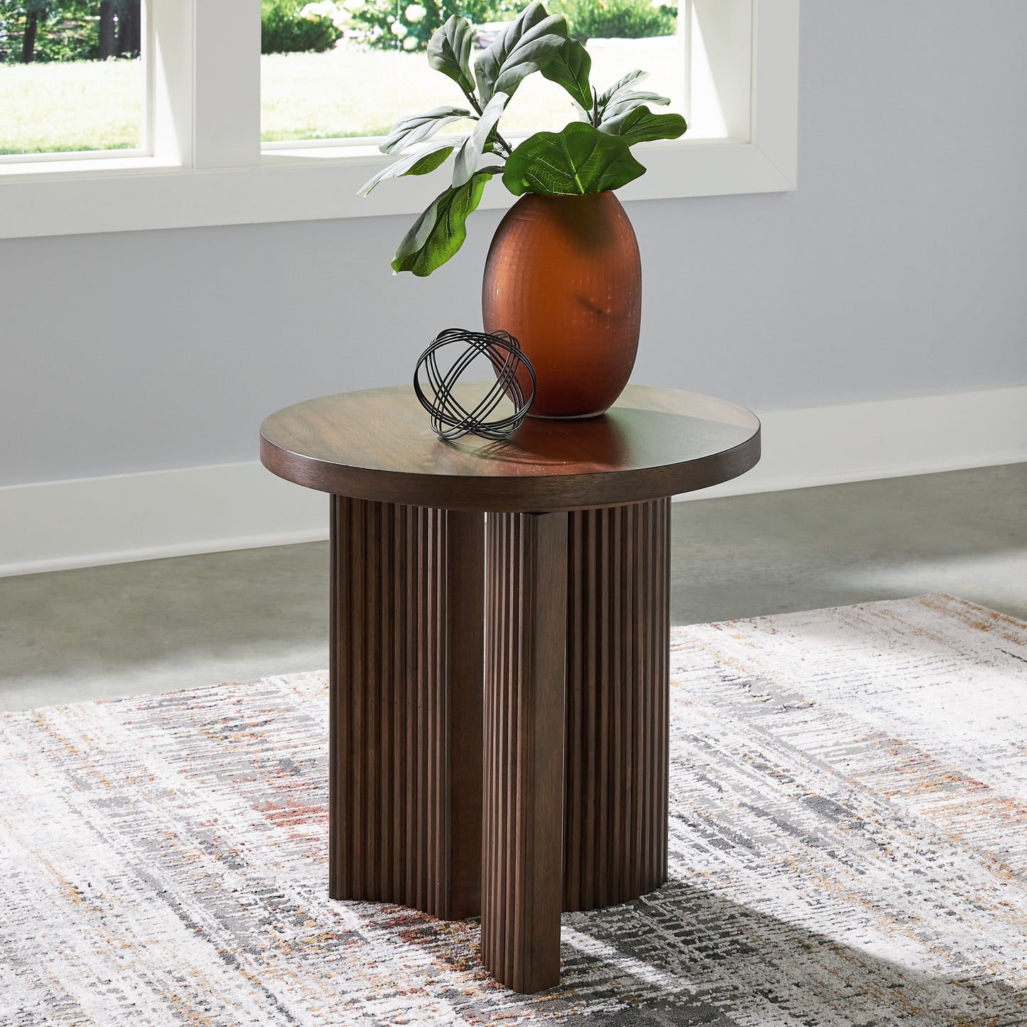 Korestone Round End Table