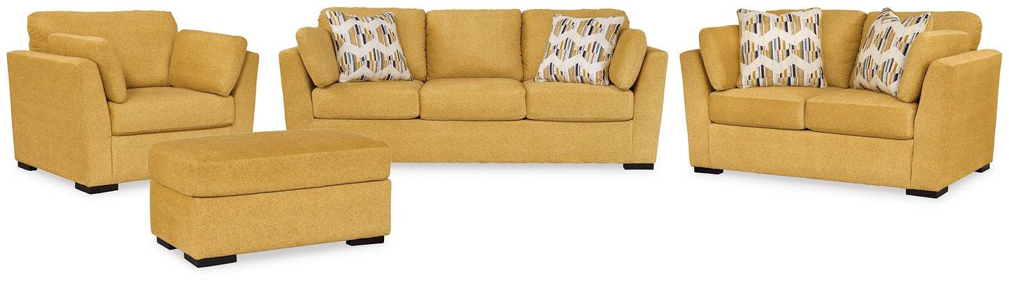 Keerwick Sofa, Loveseat, Chair and Ottoman