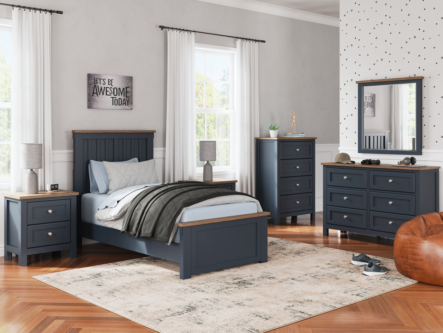 Landocken Panel Bed