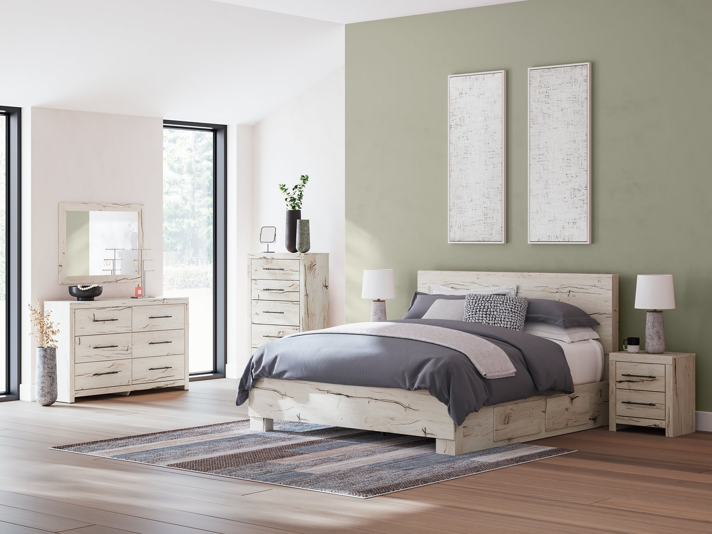 Lawroy Panel Bed With Storage