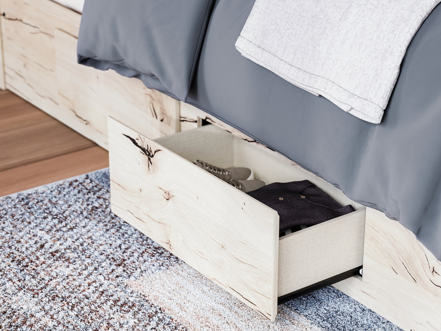 Lawroy Panel Bed With Storage