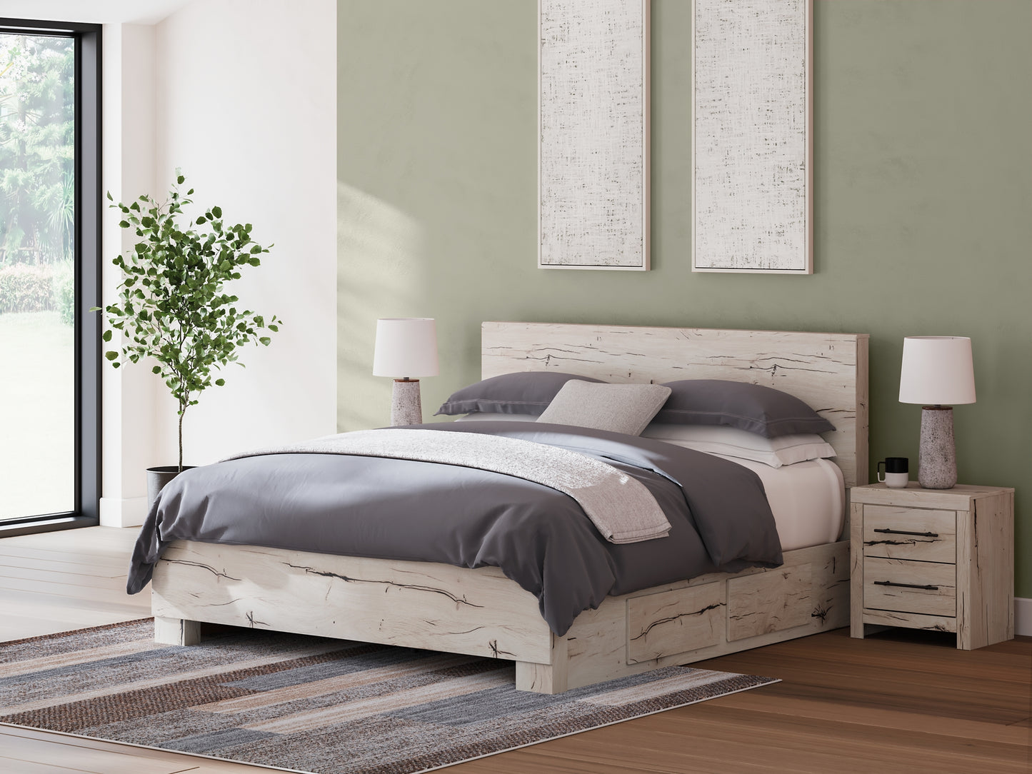 Lawroy Panel Bed With Storage