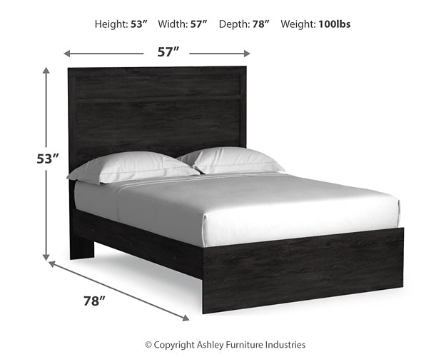 Belachime Panel Bed