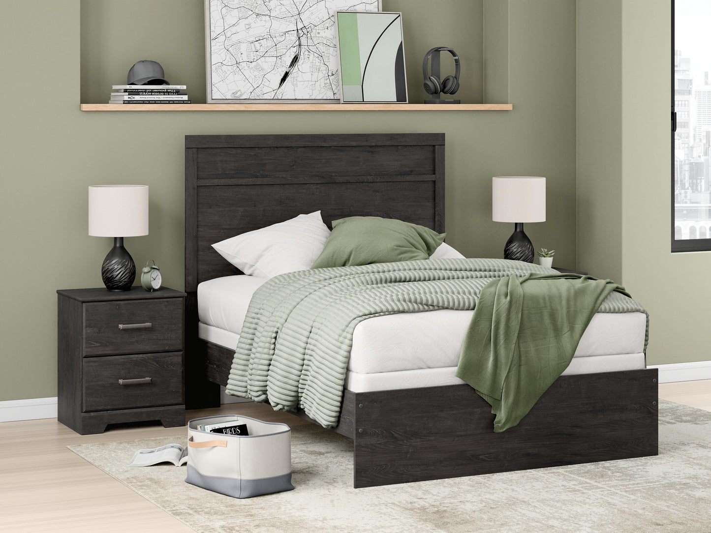 Belachime Panel Bed