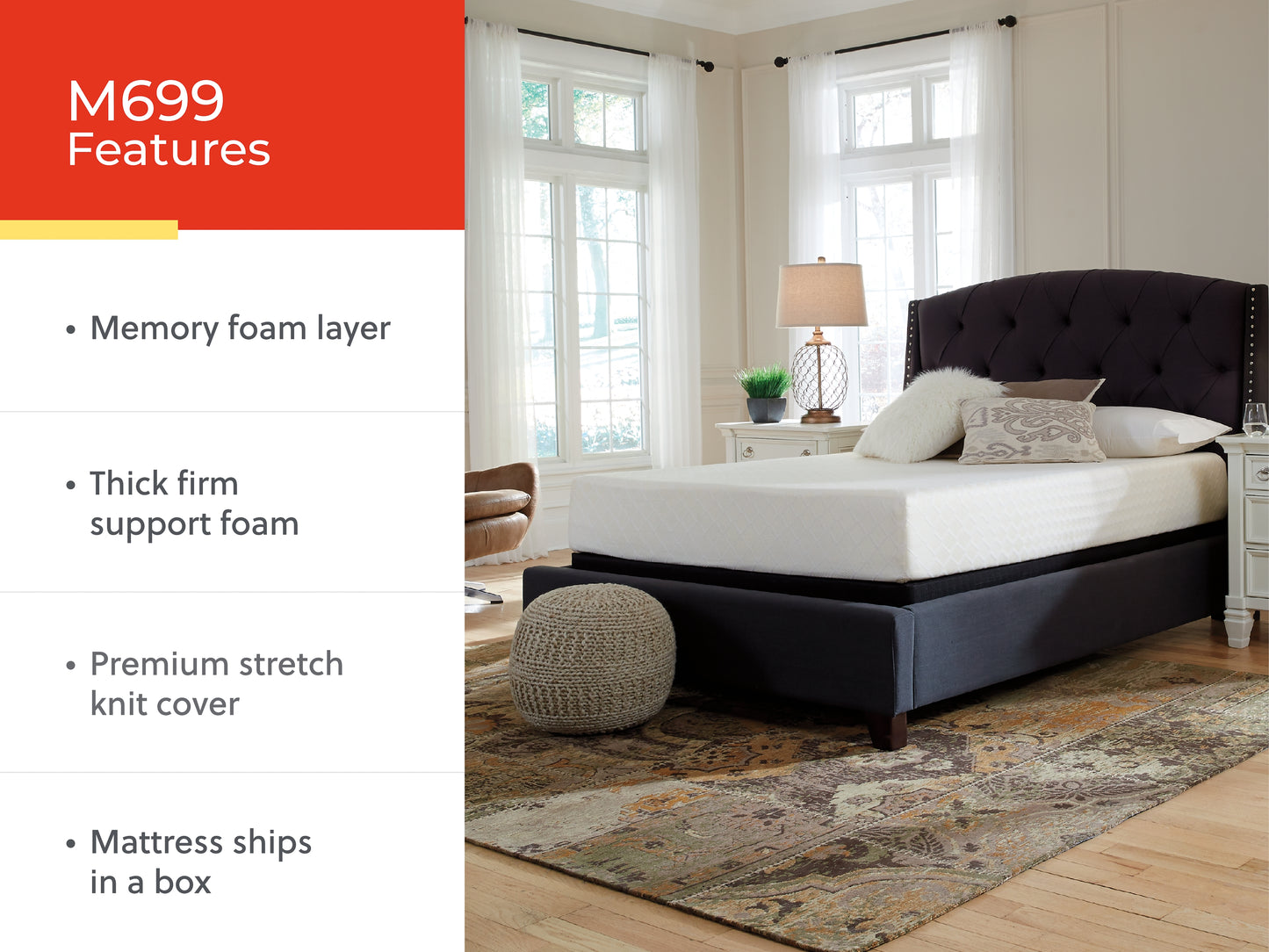 10 Inch Chime Memory Foam Mattress