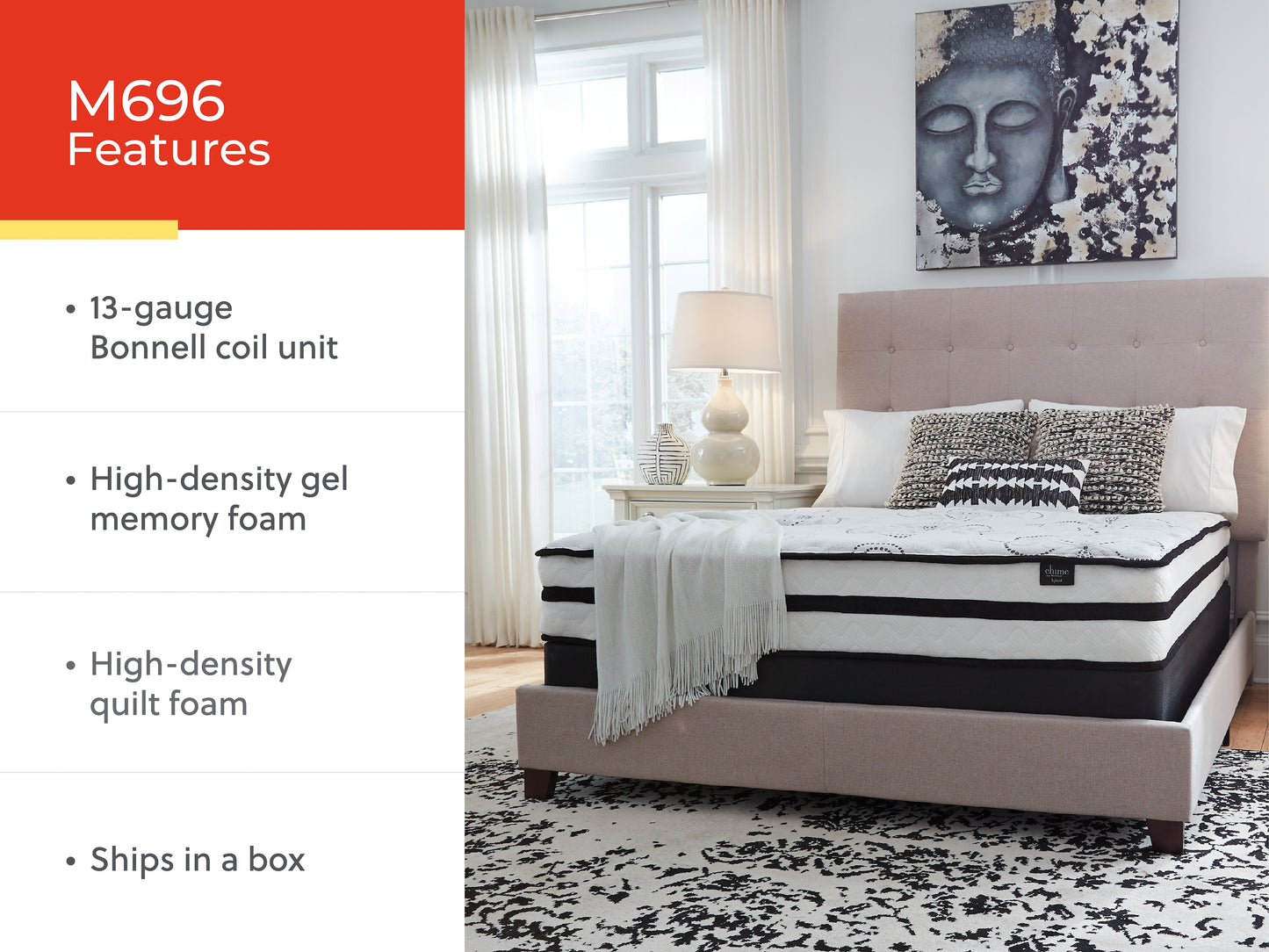 Chime 10 Inch Hybrid Mattress