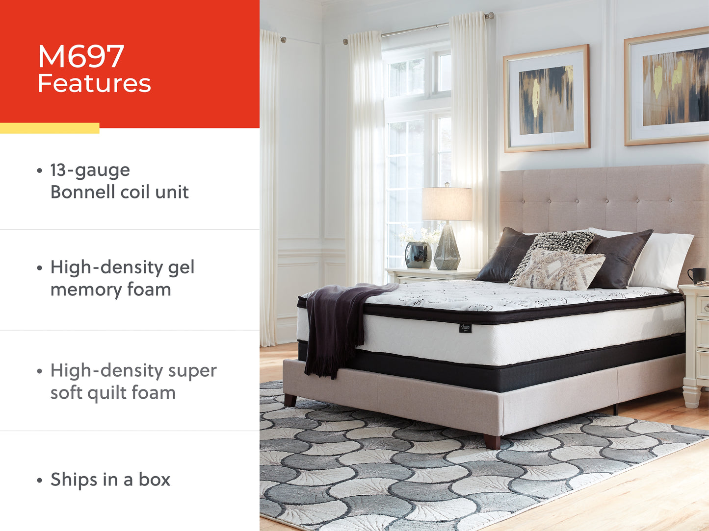 Chime 12 Inch Hybrid Mattress