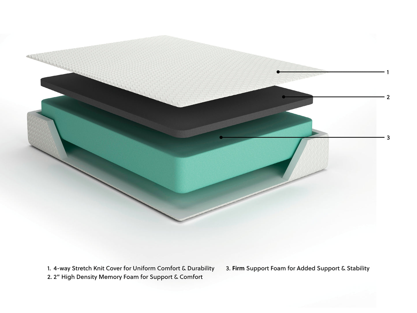 Chime 12 Inch Memory Foam Mattress