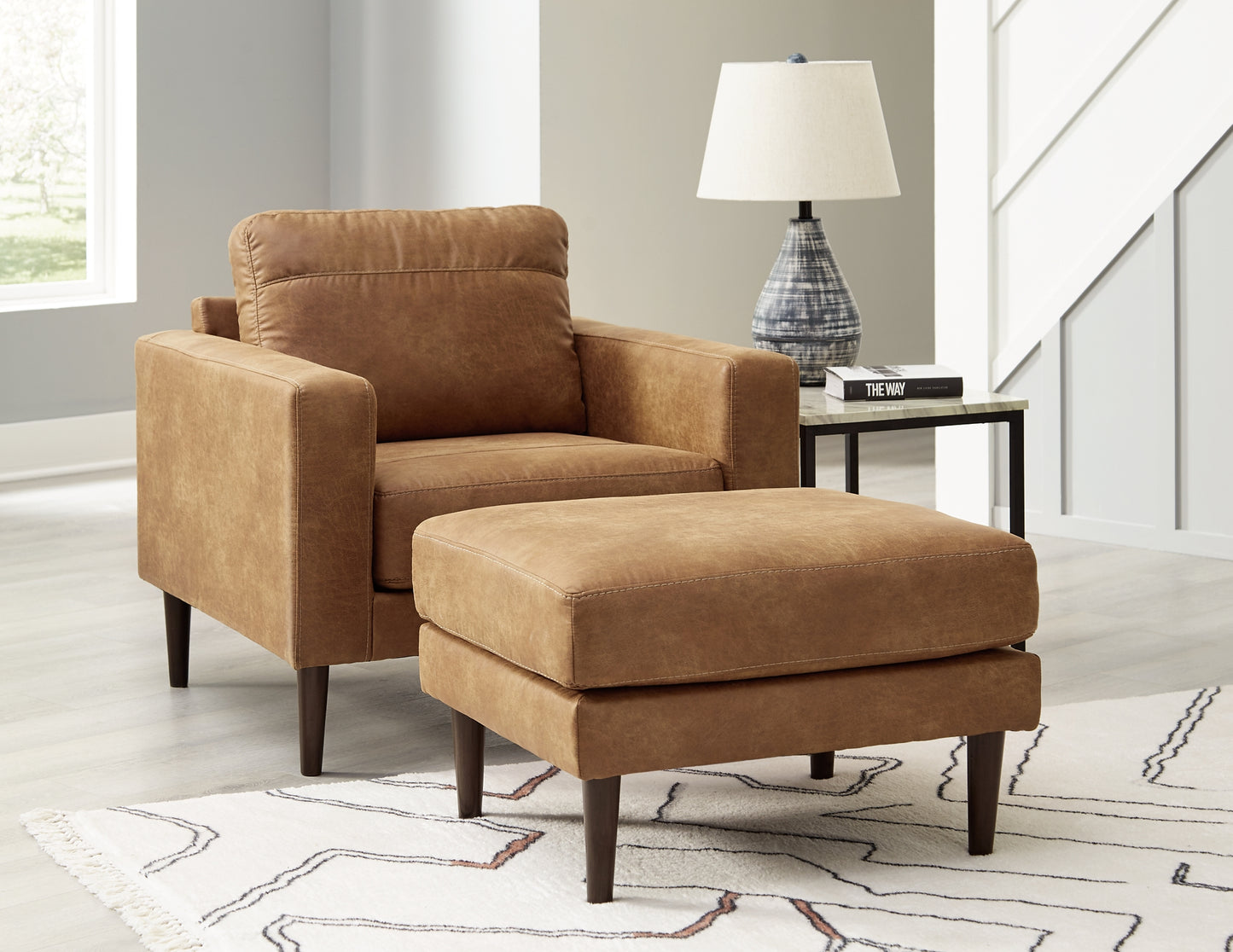 Telora Chair and Ottoman