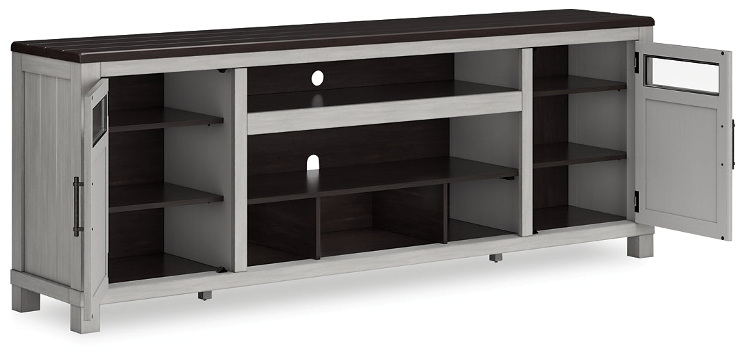 Darborn XL TV Stand w/Fireplace Option