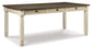 Bolanburg Dining Table and 4 Chairs and Bench