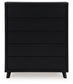 Danziar King Panel Headboard with Mirrored Dresser and Chest