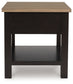 Drazmine Rectangular End Table