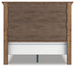 Feddinger Queen Panel Bed with Mirrored Dresser, Chest and Nightstand