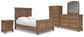 Feddinger Queen Panel Bed with Mirrored Dresser, Chest and Nightstand
