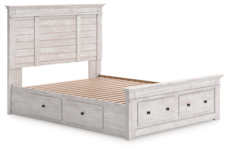 Makidern Queen Panel Storage Bed