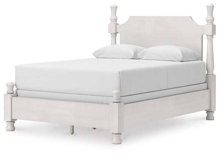 Rowlenstown Queen Poster Bed, Dresser and Mirror