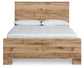 Hyanna King Panel Bed, Dresser, Mirror and Nightstand