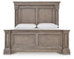 Blairhurst Queen Panel Bed with Mirrored Dresser