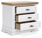 Ashbryn California King Panel Storage Bed, Dresser, Mirror and Nightstand