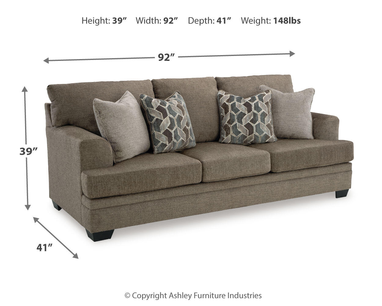 Stonemeade Sofa, Loveseat, Chair and Ottoman