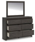 Parlayon Queen Panel Bed, Dresser, Mirror and Nightstand