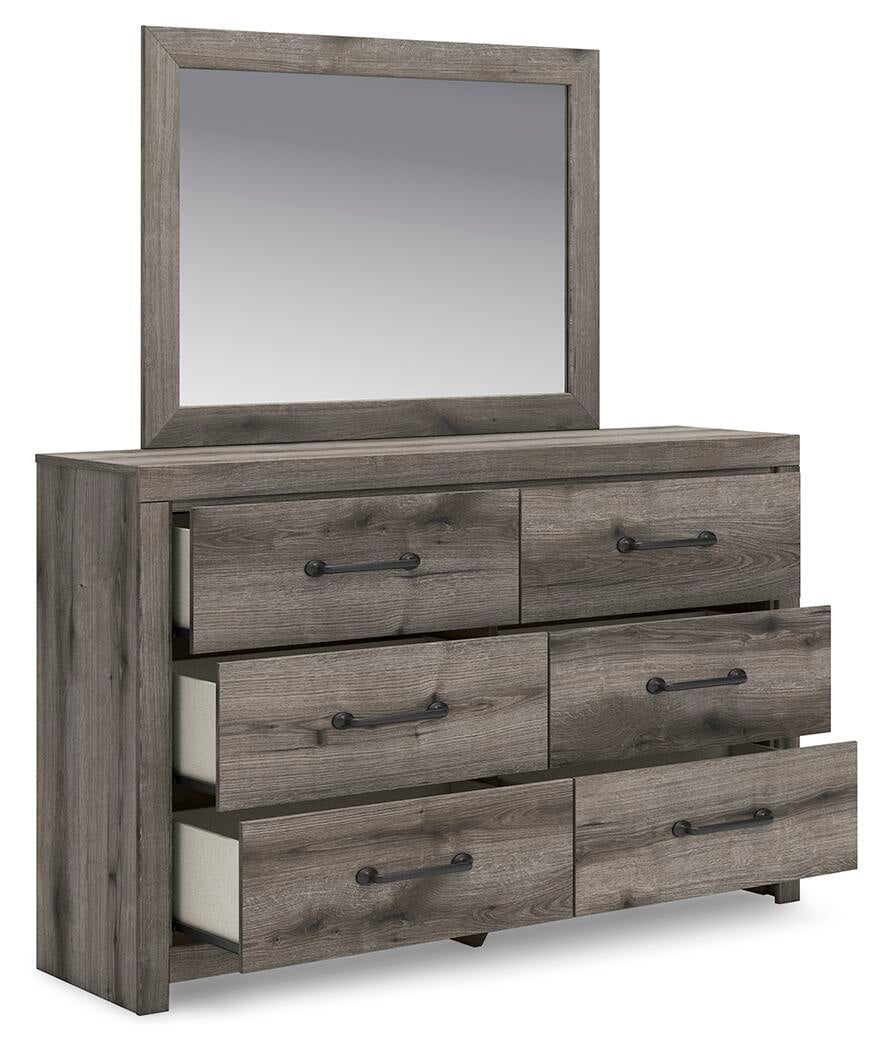 Urbanoore Twin Panel Bed, Dresser, Mirror and Nightstand