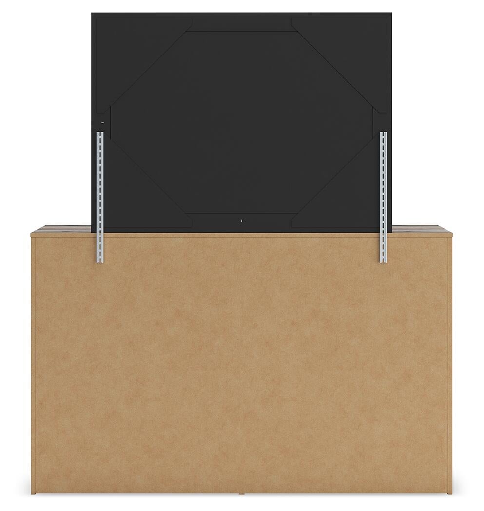 Urbanoore Twin Panel Storage Bed, Dresser, Mirror and Nightstand