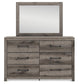 Urbanoore Twin Panel Storage Bed, Dresser and Mirror