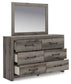 Urbanoore Full Panel Storage Bed, Dresser, Mirror and Nightstand
