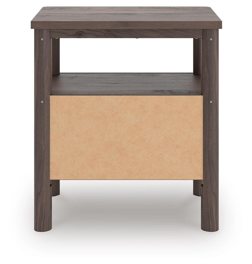 Cadmori Twin Panel Platform Bed, Dresser, Mirror, Chest and Nightstand