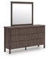 Pamytta Queen Panel Platform Bed, Dresser, Mirror, Chest and Nightstand