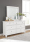 Fortman Twin Panel Storage Bed, Dresser, Mirror and Nightstand