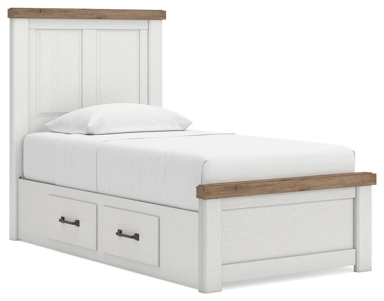 Savonport Twin Panel Bed with Storage