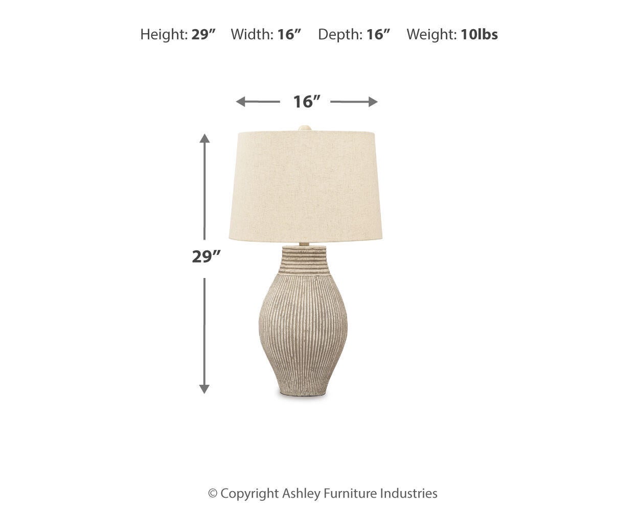 Layal Paper Table Lamp (1/CN)